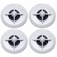 Wheel Covers, Lancer Style, Chrome, 14", 4 Pc Set