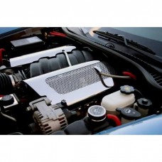 American Car Craft Perforated Stainless Steel Illuminated Fuel Rail Covers| Corvette Z06 Only 2006-2012