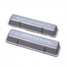 1965-1974 Corvette Valve Covers Big Block Aluminum Finned With Cast Finish