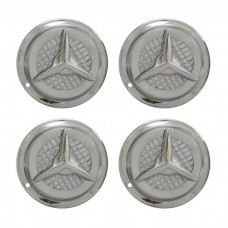 14" Chrome Fiesta-Style Wheel Cover Set, 4 Pieces