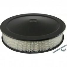 Air Cleaner Set, Round, Black - 14" X 3"