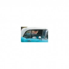 Chevy Side Glass Set Installed With Frames, Clear, Convertible, 1955-1957