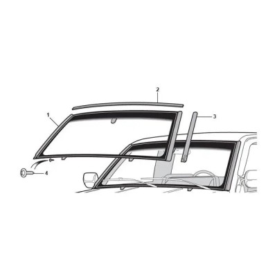 Chevy  & GMC Truck Windshield, Tinted, 1988-2003