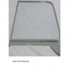 1955-1959 Chevy-GMC Truck Door Glass Assembly With Chrome Frame-Green Tinted Glass, Right