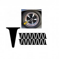 1964-1972 Oldsmobile Cutlass/442  Rally II 15" Wheel Paint Stencil