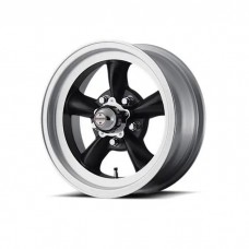 American Racing Torq-Thrust D Black Wheel W/ Machine Lip, 15X7